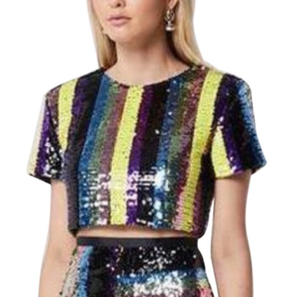 elliatt lola sequin crop top - Picture 5 of 5